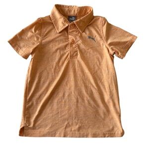 Puma Kids Polo Shirt in Light Orange Size 3T